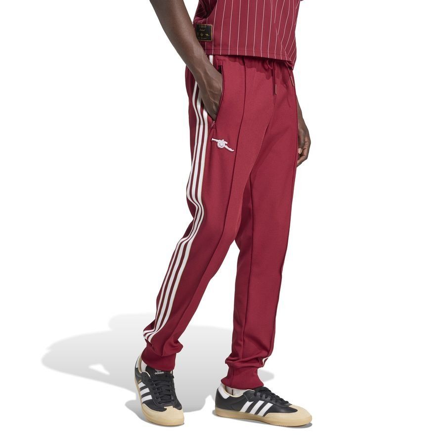 Arsenal Training Trousers Terrace Icons - Collegiate Burgundy - Men's-SoccerKits Hub | Buy Soccer Jerseys Online